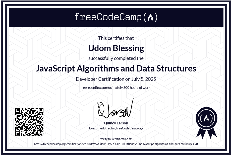 JavaScript Certificate