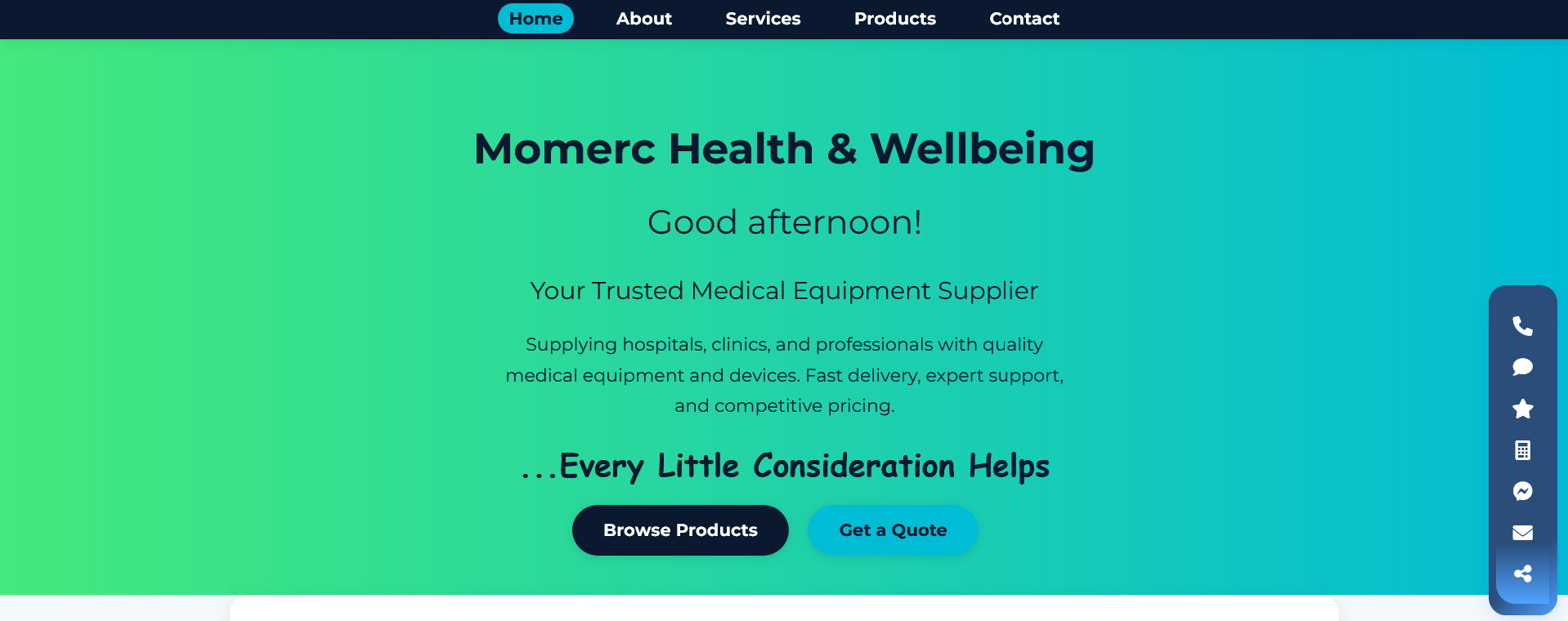 Medical Equipment Supplier